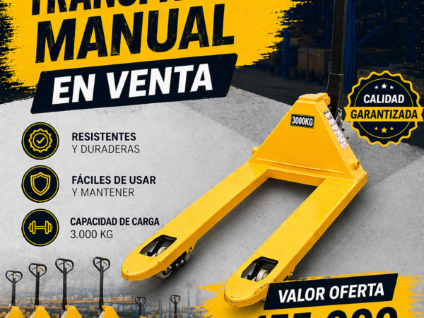 VENTA DE TRANSPALETA MANUAL
